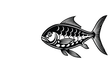 Silhouette vector set of prehistoric fossils including dinosaur skulls, fish skeletons, leaf imprints, and ancient footprints for educational posters, science projects and natural history themes