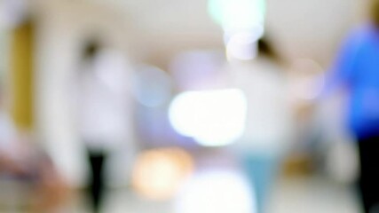 Blurred Motion Video Capturing the Essence of Everyday Life in a Busy Setting