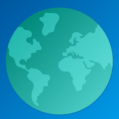 A Simple Representation Of Earth Vector Image