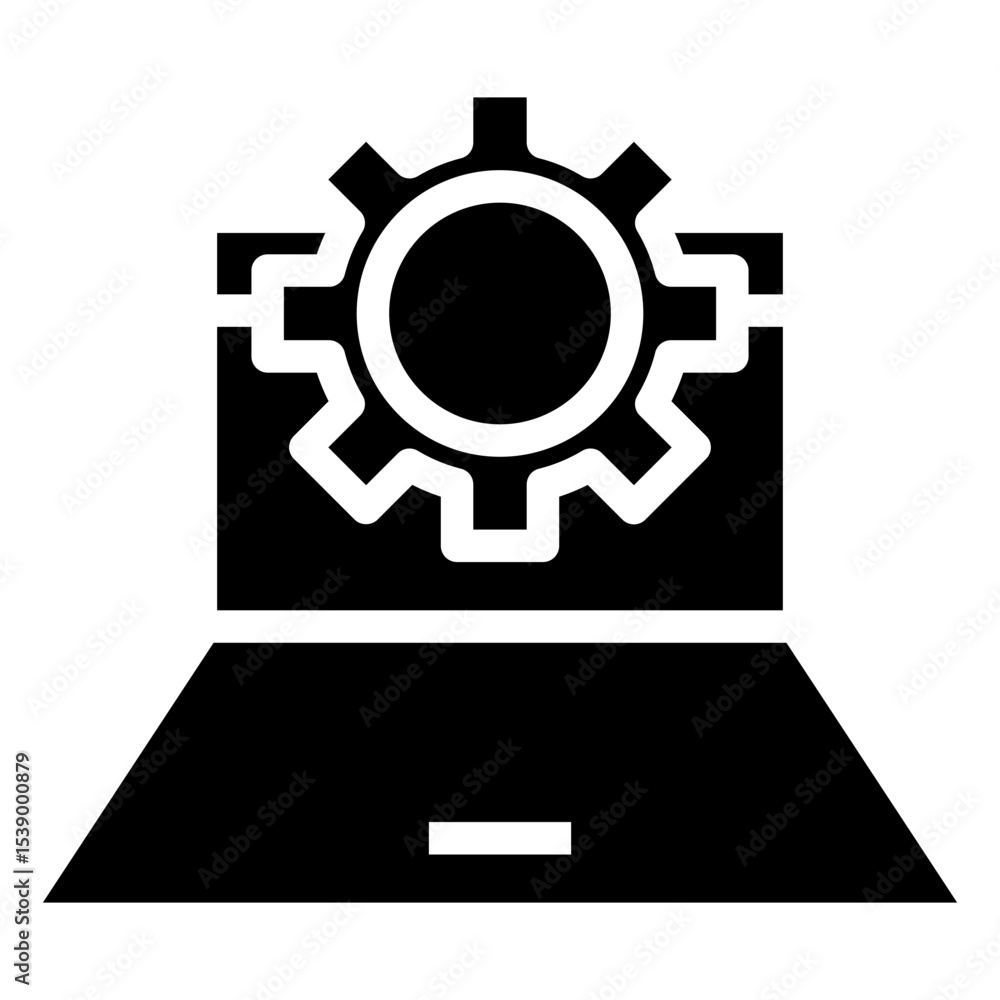 Aufkleber software vector icon