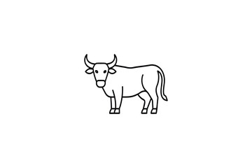 black-and-white-vector-icon-of-a-bull.eps