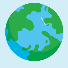 A Simple Representation Of Earth Vector Image