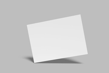 A4 landscape Flyer Blank Mockup