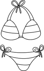 illustration bikini