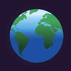 A Simple Representation Of Earth Vector Image