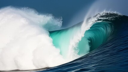 Ocean wave background footage for water sports enthusiasts and nature lovers alike
