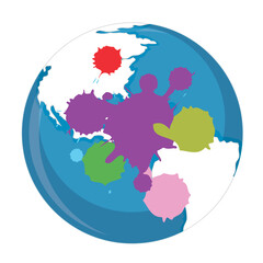 A Simple Representation Of Earth Vector Image