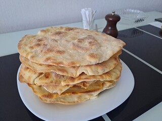 bread cakes on a plate