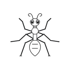 spider and mosquito  on a transparent background