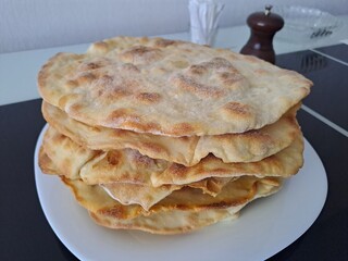 bread cakes on a plate