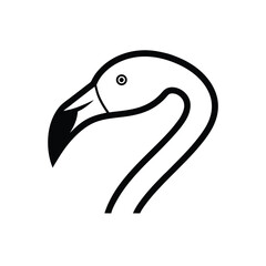 vector illustration of an abstract bird