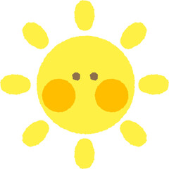 happy yellow sun