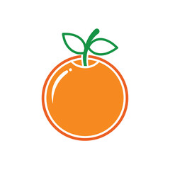Orange Fruit Vector Illustration – Whole and Sliced Citrus