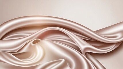 Fototapeta premium Silken Waves Bathed in Golden Light and Gentle Shadows