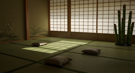 Modern Japanese Home Interiors – Serene Spaces Blending Minimalist Design with Traditional Aesthetics and Cultural Harmony