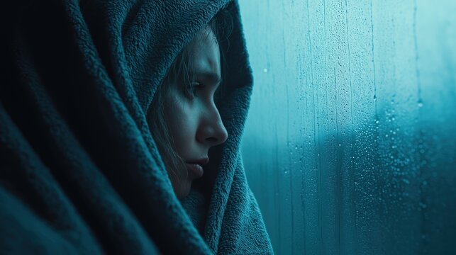 Reflective Mood on a Rainy Day