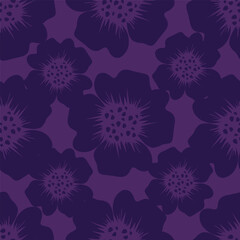 Abstract seamless floral pattern. Spring Trendy flowers print, Plant background, design for fabric, cloth design, covers, wallpapers, print, scrapbooking.