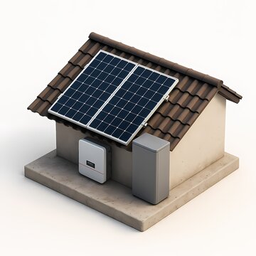 Eco House with Tiled Solar Roof