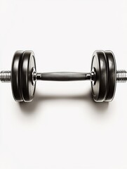 Fototapeta premium dumbbell isolated on white background