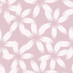 Fototapeta premium Abstract seamless floral pattern. Spring Trendy flowers print, Plant background, design for fabric, cloth design, covers, wallpapers, print, scrapbooking.