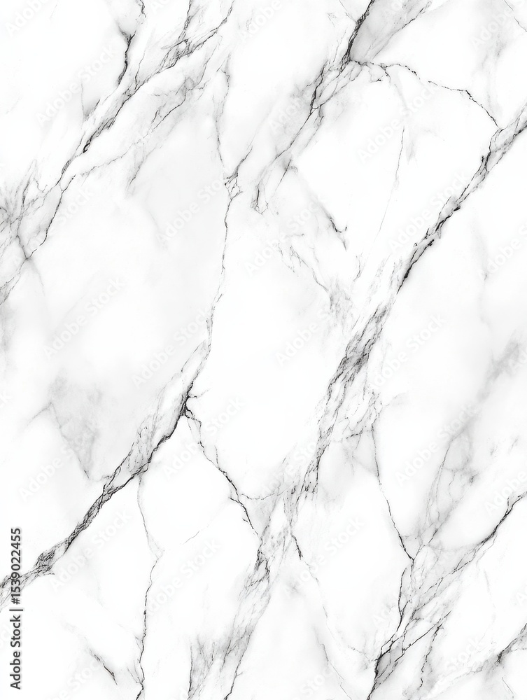 Aufkleber elegant white marble texture. a high-resolution image of a pristine white marble with subtle veins, 