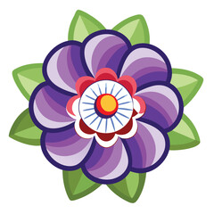Anemone Flower Vector Icon – Elegant Floral Design