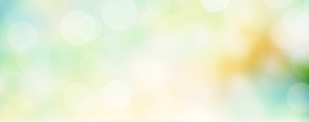 Summer background soft colored blur of sky sun. Abstract colorful bokeh background 