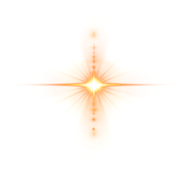 PNG yellow light effect with neon glow and bright reflections. Lens flare, spotlight spark, stadium lighting, shiny stars, and glowing sparks on transparent background. Vector illustration