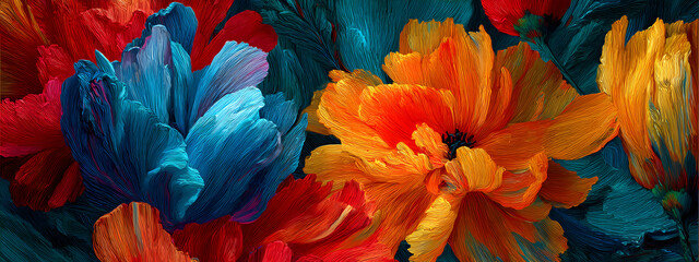 Abstract Bloom Symphony