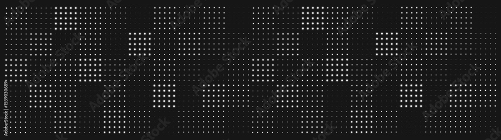 Poster soft and smooth abstract halftone gradient dots technology. black and white halftone gradient backgr