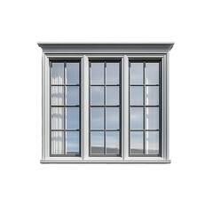 Modern windows isolated on a transparent background, in a PNG format