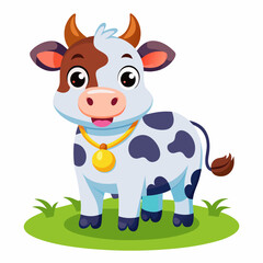 funny cow cartoon