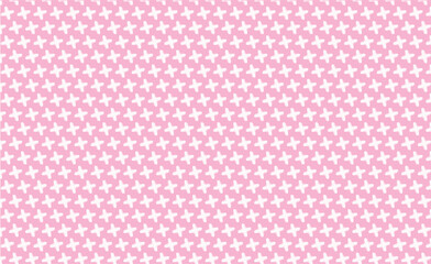 pink plaid fabric art