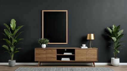 Modern Dark Living Room