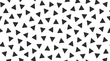 Fototapeta premium Seamless pattern background with black triangles vector geometric textile design wallpaper abstract backdrop 100char editable stock vector illustration