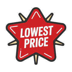Lowest price red starburst sale badge