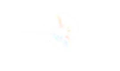 Obraz premium Yellow star flashed with sparkles sun isolated on white background. Soft glow without departing rays, sunlight with lens flare effect. PNG vector light effect.