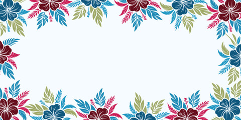 abstract flower wallpaper for wall art and textile layout.decorative background with botanical elements for greeting card

