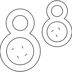 Seeds single icon vector illustration