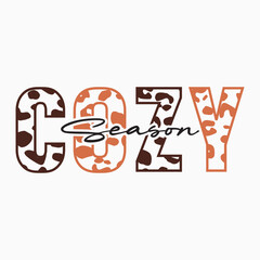 Cozy Season Retro SVG T shirt Design vector sublimation