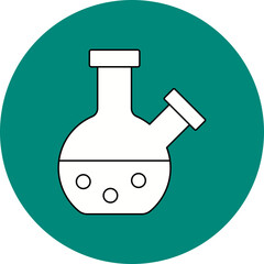 Chemical single icon vector illustration