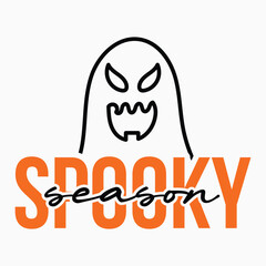 Spooky Season Retro SVG T shirt Design vector sublimation