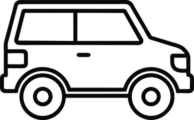 compactsuv icon on white background