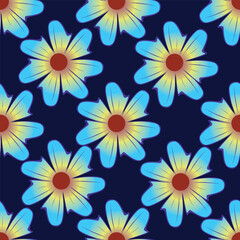 digital printing textile pattern wallpaper flower allover