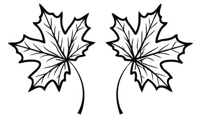 maple leaf silhouette