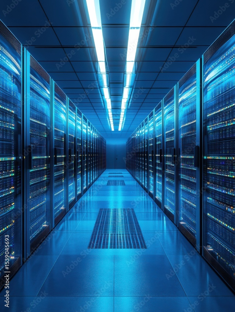 Poster large volume data service in a modern data center.