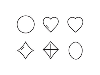 Cell Biology Line Art Icons