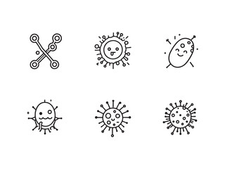 Clean Cell Diagram Line Drawings