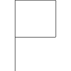 Flag single icon vector illustration