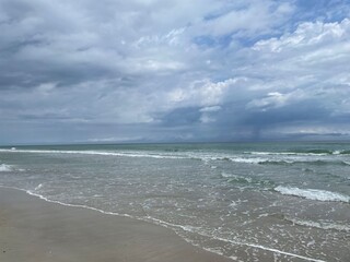 storm over the beach